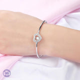 Luxe Heart Bangle