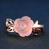 2 Sets of Rose Romance Ring