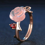 3 Sets of Rose Romance Ring