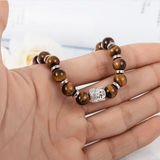 Natural Stone Buddha Bracelet