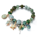 Seaside Summer Beaded Bracelet