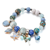 Seaside Summer Beaded Bracelet