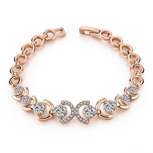 Rose Gold and Ice Bracelet