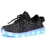 Flyknit Lace Ups - Kids LED Shoes (FREE SHIPPING)