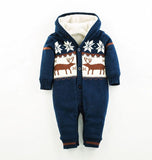 Knitted Winter Rompers for Newborn - Unisex