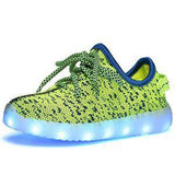 Flyknit Lace Ups - Kids LED Shoes (FREE SHIPPING)