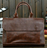 PU Leather Shoulder Computer Briefcase