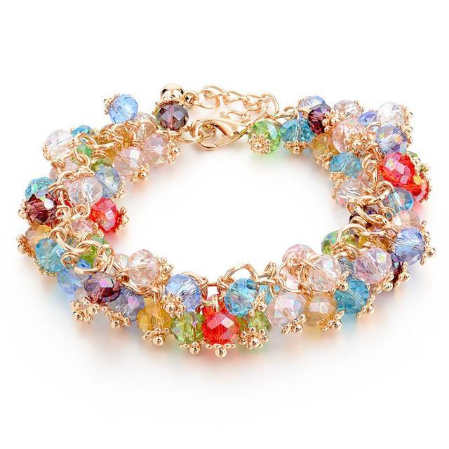 Set of 2 Confetti Stone Bracelets